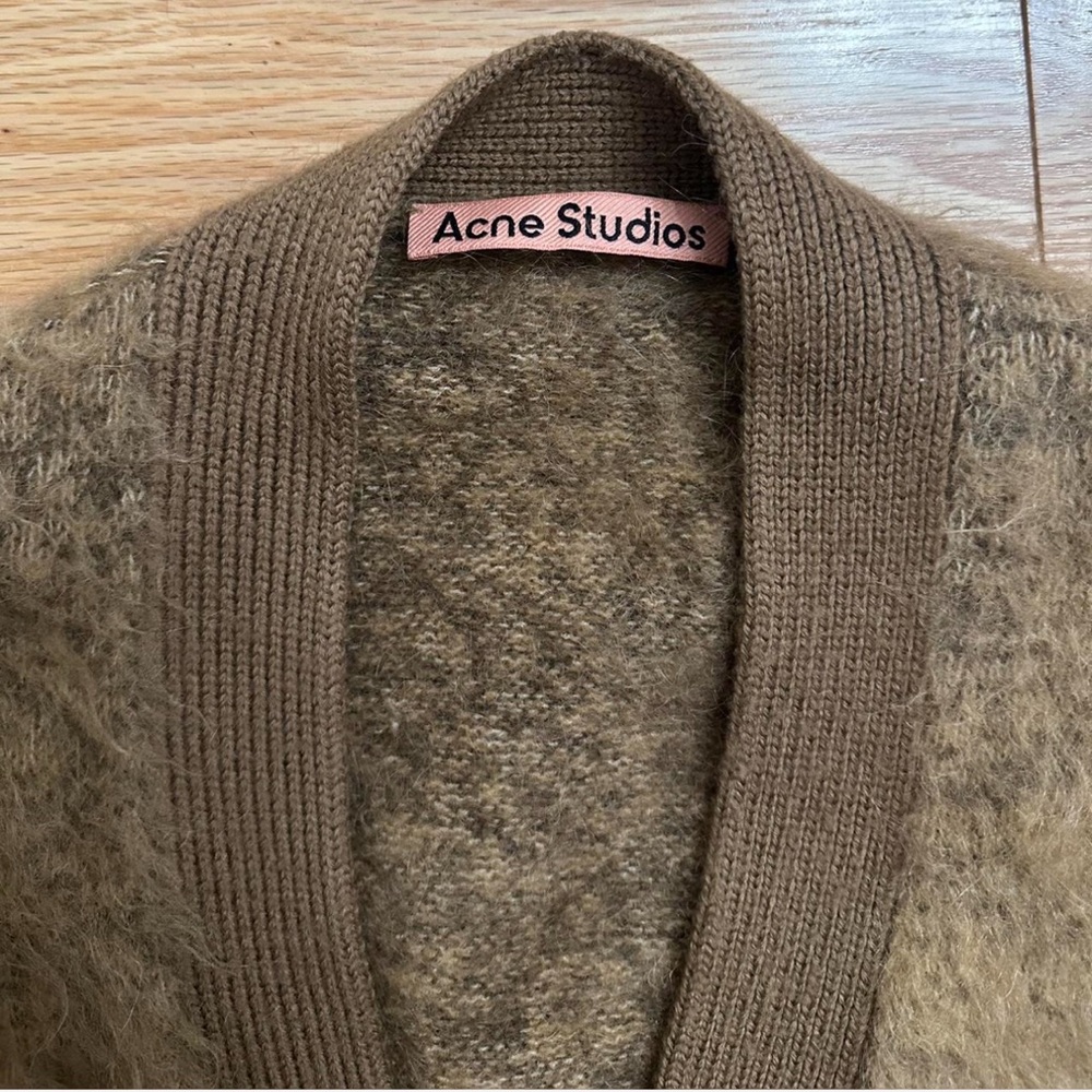ACNE STUDIOS Rives Mohair Cardigan - Picture 6 of 9